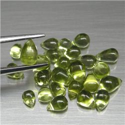 LOT OF 11.62 GREEN PAKISTANI PERIDOTS 26 PCS