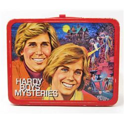 VINTAGE 1977 HARDY BOYS METAL LUNCH BOX AND THERMOS