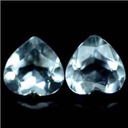 PAIR OF 2.16 CTS SANTA MARIA AQUAMARINE