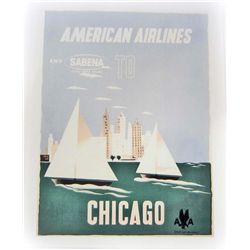 AMERICAN AIRLINES CHICAGO MUSEUM GRADE 8 X 10 CANVAS PRINT