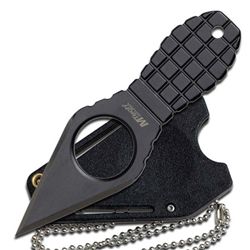 MTECH GRENADE STYLE NECK / BOOT KNIFE WITH SHEATH