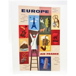 EUROPE AIR FRANCE MUSEUM GRADE 8 X 10 CANVAS PRINT