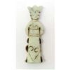 Image 2 : ARCHAIZE OLD JADE HAND CARVED WARRIOR PENDANT FIGURINE