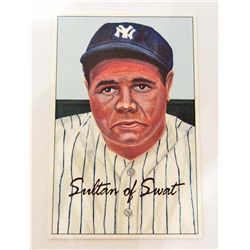 1995 JSW SULTAN OF SWAT BABE RUTH BASEBALL CARD #3