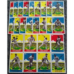 2007 TOPPS BASEBALL FLASHBACK FRIDAYS COMPLETE SET