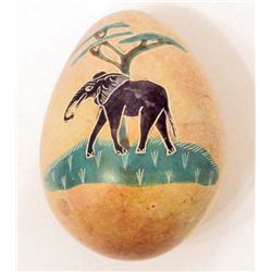 HAND CRAFTED AFRICAN STONE EGG - MADE IN KENYA