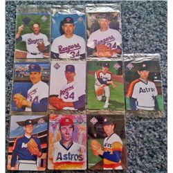 NOLAN RYAN 1994 MOTHERS COOKIES PROMO FAREWELL CARD SET