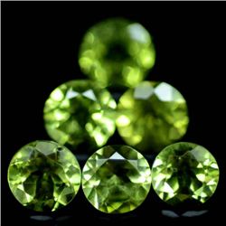 LOT OF 7.41 CTS GREEN PAKISTANI PERIDOTS - 14 PCS