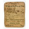 Image 2 : VINTAGE NATIVE AMERICAN INDIAN GOUDEY GUM TRADE CARD