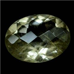 9.30 CT WHITE GOLDEN AFRICAN QUARTZ