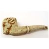 Image 1 : ANTIQUE BISQUE SMALL JAPANESE RAM/GOAT PIPE
