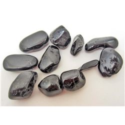 LOT OF 416 CTS AFRICAN BLACK TOURMALINE TUMBLED