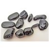 Image 1 : LOT OF 416 CTS AFRICAN BLACK TOURMALINE TUMBLED