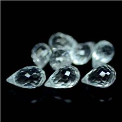 LOT OF 11.46 CTS WHITE BRAZILIAN TOPAZ - 8 PCS