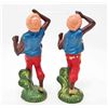 Image 2 : LOT OF 2 1930s ITALIAN COMPOSITION ARAB FIGURES