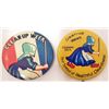 Image 1 : PAIR OF VINTAGE GERAGHTY & CO CELLULOID ADVERTISING PINS