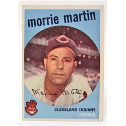 1959 TOPPS #38 MORRIE MARTIN INDIANS BASEBALL CARD