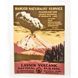 LASSEN VOLCANIC NATL' PARK MUSEUM GRADE 8 X 10 CANVAS PRINT