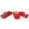Image 1 : LOT OF 3 VINTAGE AUBURN RUBBER VEHICLES