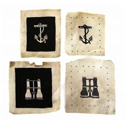4 CIVIL WAR NAVY PATCHES