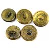 Image 2 : CIVIL WAR ERA CONFEDERATE STATES BUTTON LOT OF 5