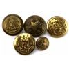 Image 1 : CIVIL WAR ERA CONFEDERATE STATES BUTTON LOT OF 5