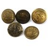 Image 1 : CIVIL WAR ERA CONFEDERATE STATES BUTTON LOT OF 5