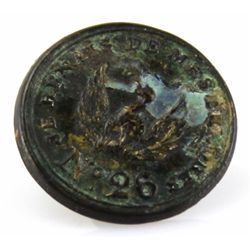 FRENCH PHOENIX INDIAN TRADE BUTTON
