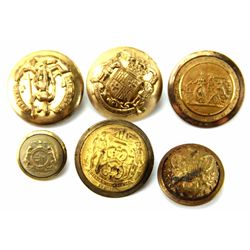 CIVIL WAR ERA BUTTON LOT OF 6