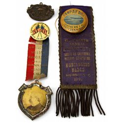 CIVIL WAR VETERANS REUNION PIN LOT CALIFORNIA