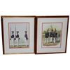 Image 3 : 4 FRAMED EUROPEAN SOLDIER PRINTS