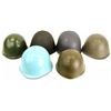 Image 1 : FIVE SURPLUS EUROPEAN MILITARY HELMETS