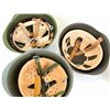 Image 4 : FIVE SURPLUS EUROPEAN MILITARY HELMETS
