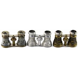 3 ANTIQUE FRENCH OPERA GLASSES