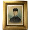 Image 1 : FRAMED PASTEL OF A US SPANISH AMERICAN WAR SOLDIER
