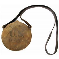 NAMED US SPANISH AMERICAN WAR CANTEEN