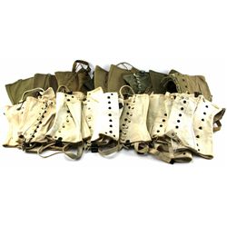 WWI US CANVAS GAITER LOT