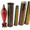 Image 5 : INERT / TRENCH ART SHELL LOT OF NINE