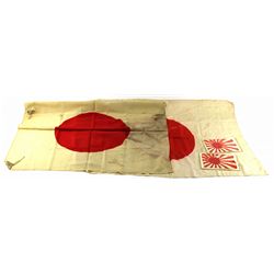 WWII JAPANESE FLAG LOT