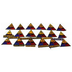 18 US ARMY ARMORED DIVISION PATCHES