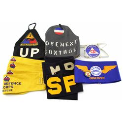 WWII ALLIES ARMBAND LOT