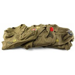 WWII US ARMY UNIFORM LOT