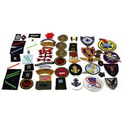 OVER 40 MIXED US PATCHES