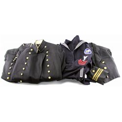 WWII US NAVY UNIFORM LOT OF FIVE