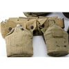 Image 3 : WWII US WEB BELT CANTEEN WATER BAG LOT