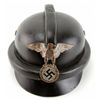 Image 2 : WWII GERMAN NSKK LEATHER MOTORCYCLE HELMET