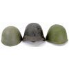 Image 1 : 3 WWII STEEL HELMETS SWISS ITALIAN USSR