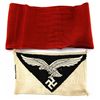 Image 2 : TWO WWII GERMAN ITEMS NSDAP BAND & LUFTWAFFE PATCH