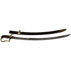EARLY 19TH CENTURY MILITIA CAVALRY SABER