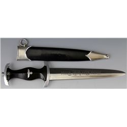 WWII GERMAN SS DAGGER RZM